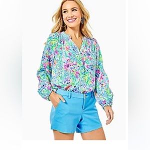 Lilly Pulitzer size 6 blue shorts